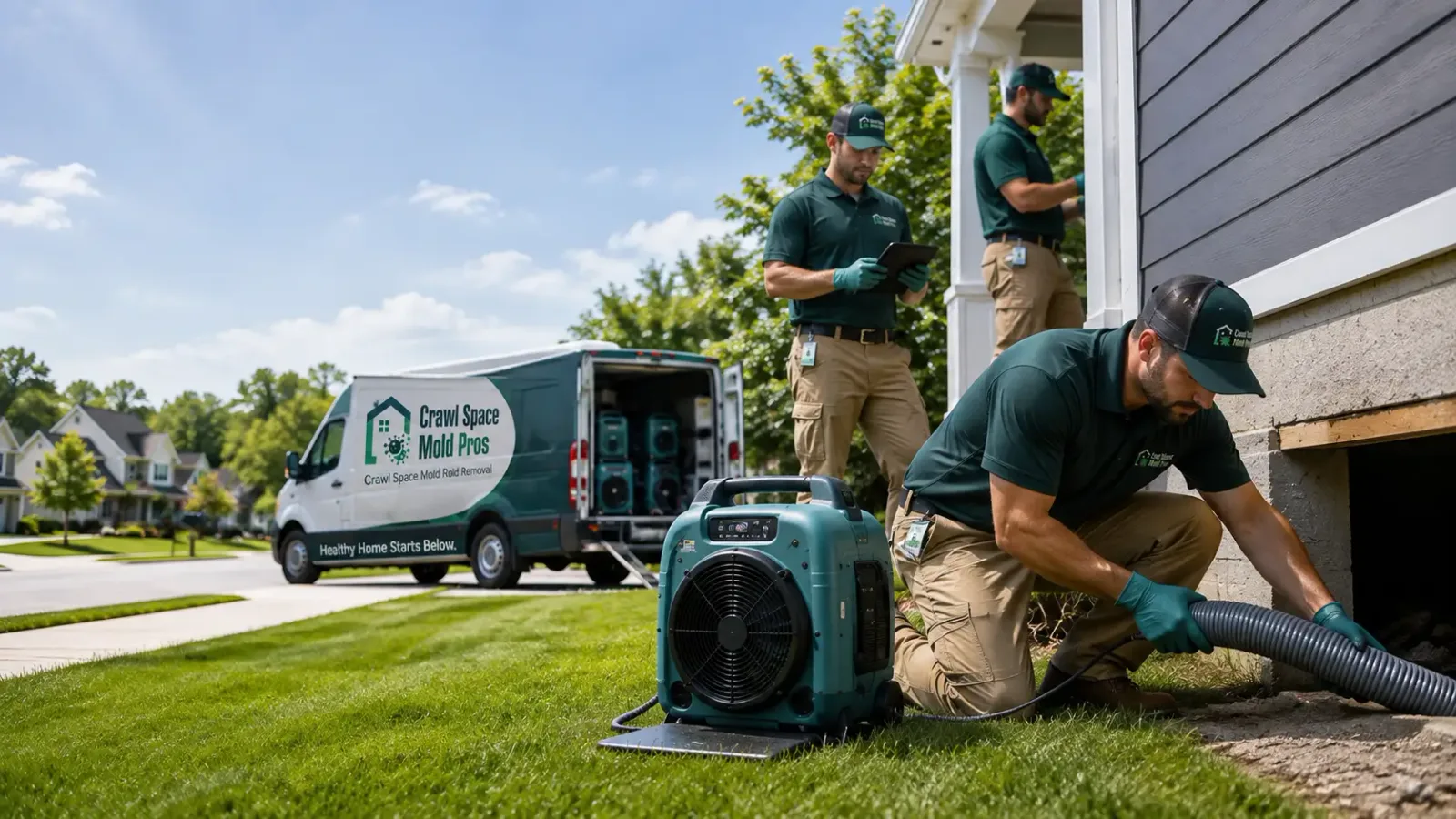 Crawl Space Mold Removal in Gunnison, UT